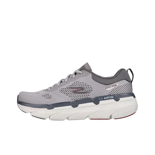 Skechers Max Cushioning Training Shoes Men Low-Top Gray