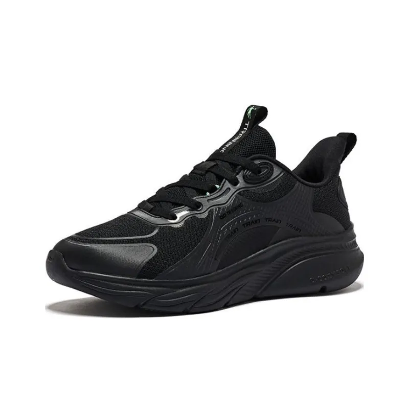 QIAODAN Polysoft Slip-Resistant Breathable Low-Top Training Shoes Men's Black-2