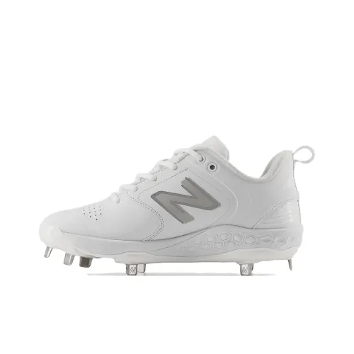 New Balance NB Fresh Foam X Velo V3 Metal Synthetics Cushioning Low Top Softball Shoes Women's White