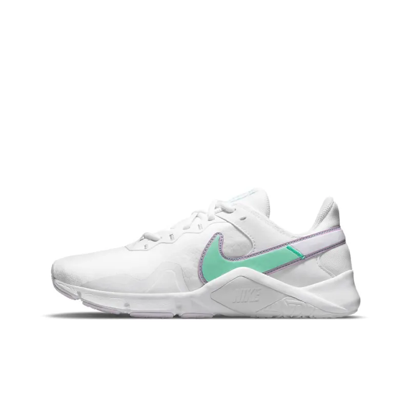 Nike Legend Essential 2 White Green Glow Women's-0