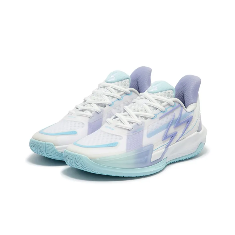361° Big3 4.0 QUICK Ice Blade Low-Top Basketball Shoes Women's Glacier Blue-2