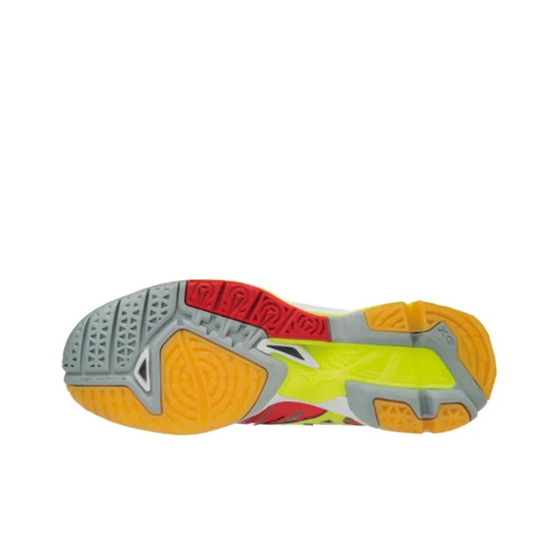 Mizuno Wave Tornado Training Shoes Men Low-Top Red/Yellow-3