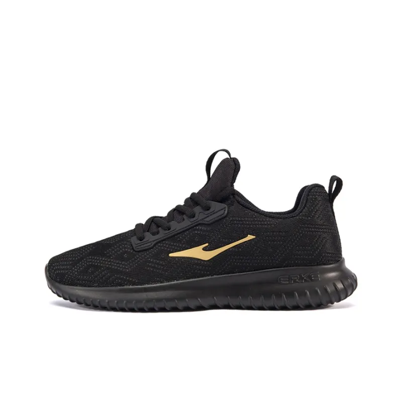 Erke Training Shoes Men Low Top Jet Black/King Gold-0