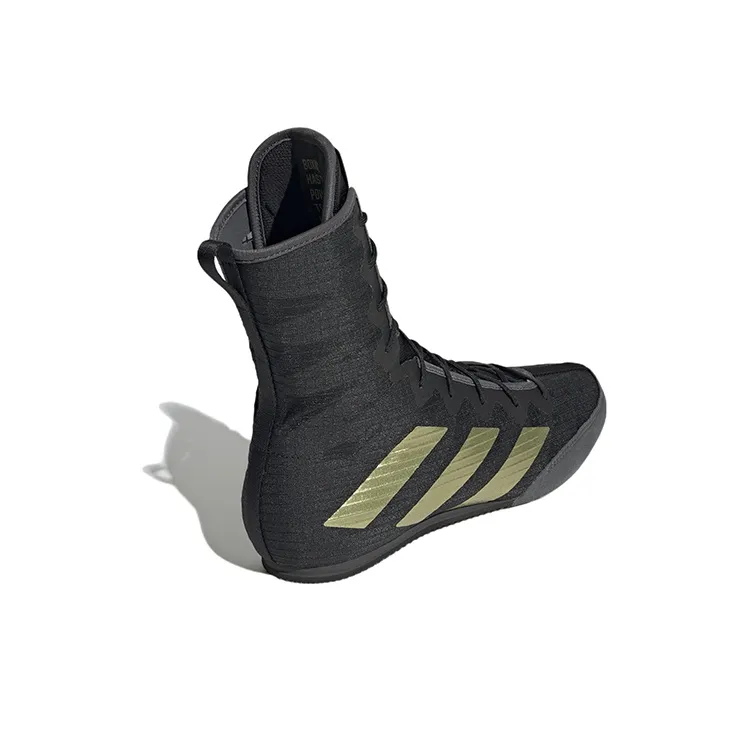 Adidas Box Hog 4 Core Black Gold Metallic Grey-3