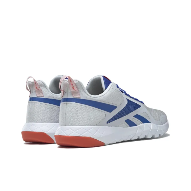 Reebok Flexagon Anti-Slip Wear-Resistant Low-Top Training Shoes Men's Gray Blue-3