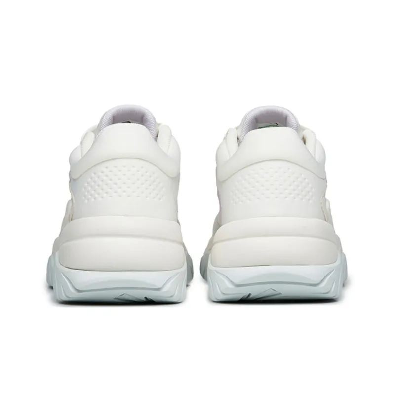 ANTA Training Shoes Women's Low Top Ivory White/Misty Purple/White Gray Green-4