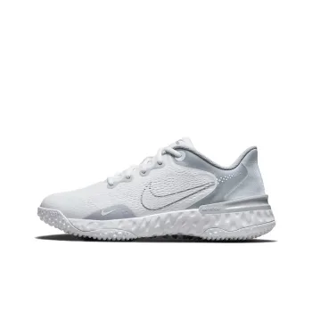 Nike Alpha Huarache Elite 3 Turf 'White Metallic Silver' Women's