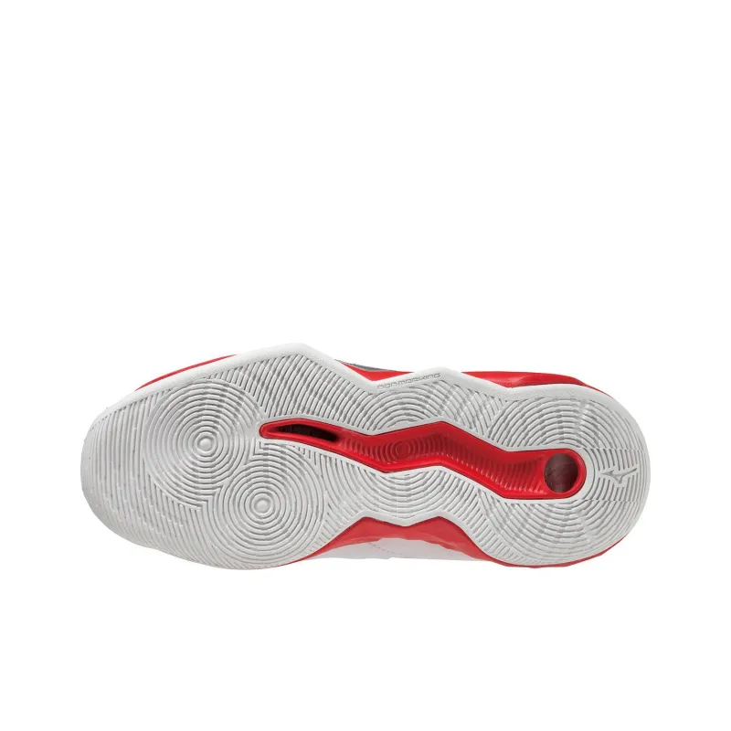 Mizuno Wave Dimension 'White Red'-4