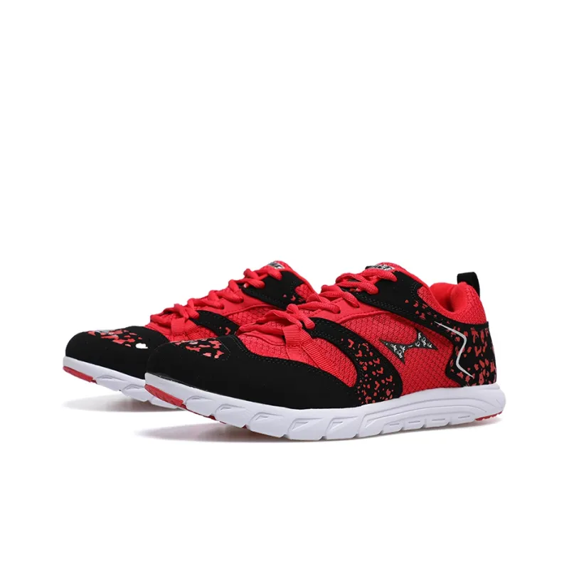 HEALTH 2288 Training Shoes Unisex Low Top Red/Black-2
