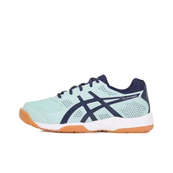 Asics Gel-Rocket 8 Wear-Resistant Low-Top Training Shoes Women's Light Blue