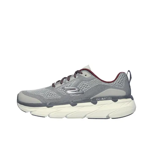 Skechers Max Cushioning Training Shoes Men Low-Top Gray/White