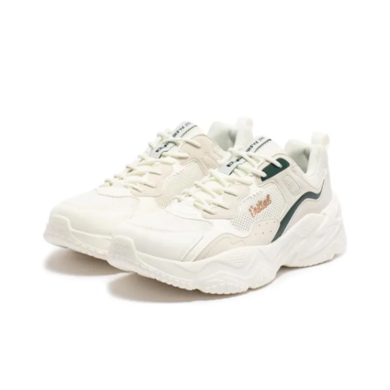 361° Ode Croissant Slip Resistant Breathable Abrasion Resistant Low Top Sports Casual Shoes Men's White Gray Green-1
