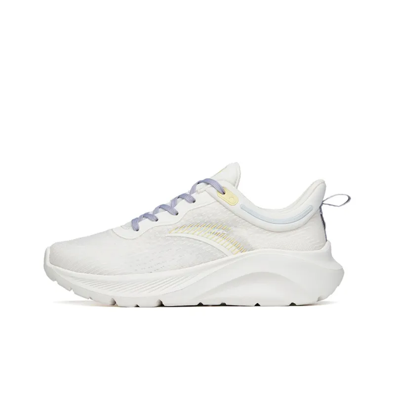 Anta Variety Training Collection Cushioning Abrasion Resistant Breathable Low Top Training Shoes Women's White Purple-0