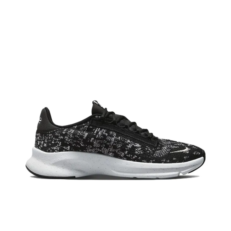 Nike SuperRep Go 3 Flyknit Next Nature Black Metallic Silver Women's-1