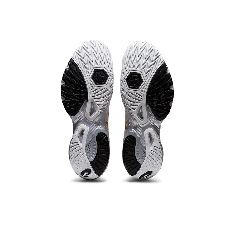 Asics Metarise Running Shoes White/Gold-5