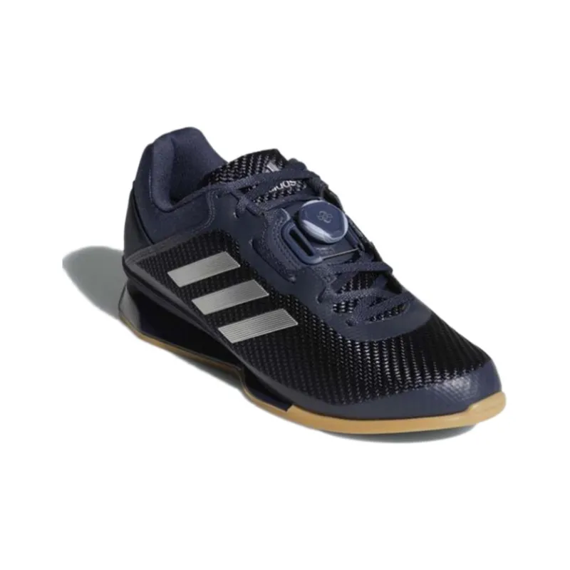 Adidas Leistung 16 2.0 Weightlifting Wear-Resistant Low-Top Training Shoes Men's Blue-2