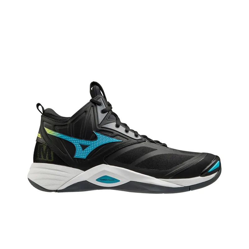 Mizuno Momentum Training Shoes Unisex Mid-Top Black/Blue-1