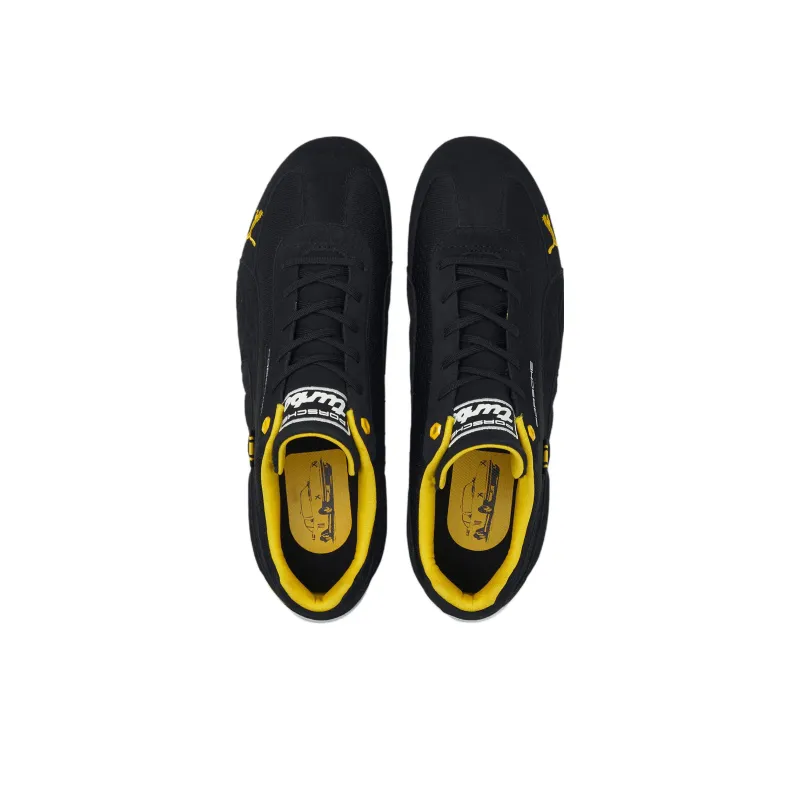 PUMA Porsche Legacy Speedcat Training Shoes Men Low-Top Black/White/Yellow-2