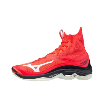 Mizuno Wave Lightning Neo Training Shoes Unisex High-Top Red