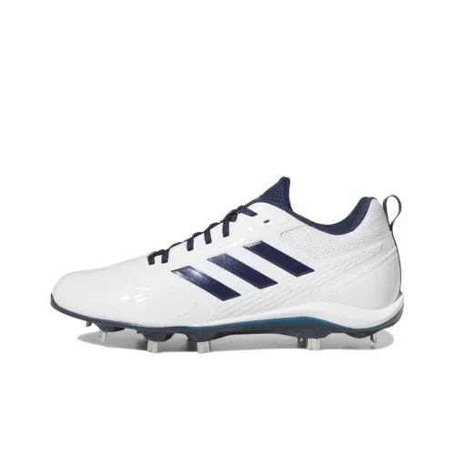 Adidas Stabile 5 Low Cleats 'White Navy Blue'