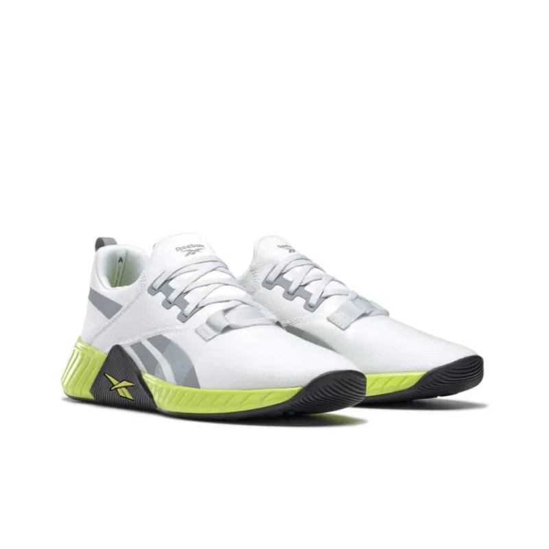 Reebok Flashfilm Training Shoes Unisex Low-Top Gray White/Yellow-2