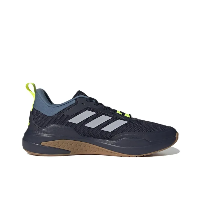 Adidas Trainer V Anti-Slip Wear-Resistant Low-Top Training Shoes Men's Black Blue-1
