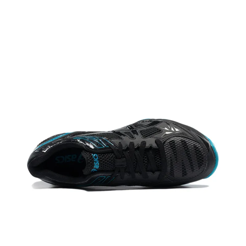 Asics Gel V Swift Cv Lo Low Top Volleyball Shoes Black/Blue-2