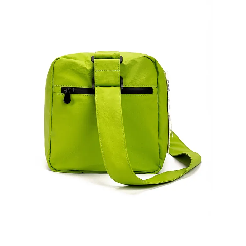 KMV Polyester Small Square Bag Gym Bag Unisex Green Apple Green-4