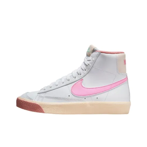 Nike Blazer Mid 77 White Pink Spell GS