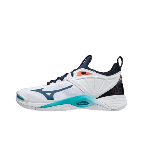 Mizuno Momentum Training Shoes Unisex Low-Top White/Blue