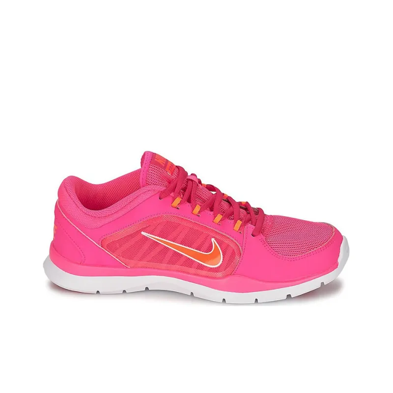 Nike Flex Trainer 4 Cushioning Anti-Slip And Wear-Resistant Support Lightweight Low-Top Training Shoes Women's Pink-1