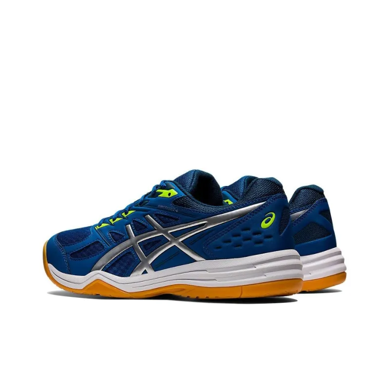 Asics Gel-Upcourt 4 4 Anti-Slip And Wear-Resistant Coverage Low-Top Training Shoes Men's Indigo Silver-3