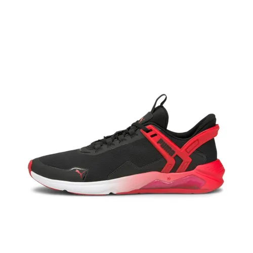 PUMA LQDCELL Method 2.0 Fade Cushioned Anti-Slip And Wear-Resistant Lightweight Low-Top Training Shoes Men's Black Red