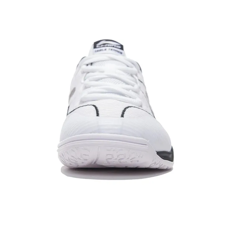 LiNing Overlay Cushioning Anti-Slip Wear-Resistant Breathability Low-Top Training Shoes Unisex Black White-3