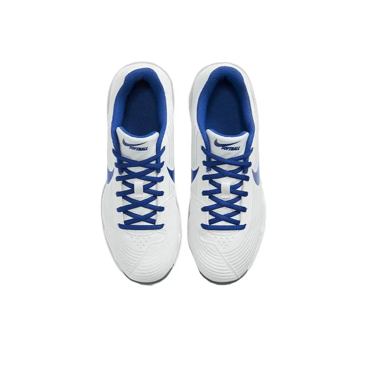 Nike Hyperdiamond 3 Keystone Cushioning Anti-Slip And Wear-Resistant Low-Top Training Shoes Women's White Blue-3