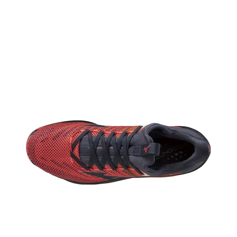 Mizuno Tc 11 Low Tops Training Shoe Red Black-2