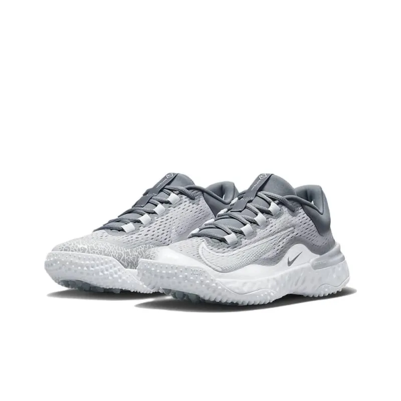 Nike Alpha Huarache Elite 4 Turf Softball Shoes 'Wolf Grey Pure Platinum' Women's-2