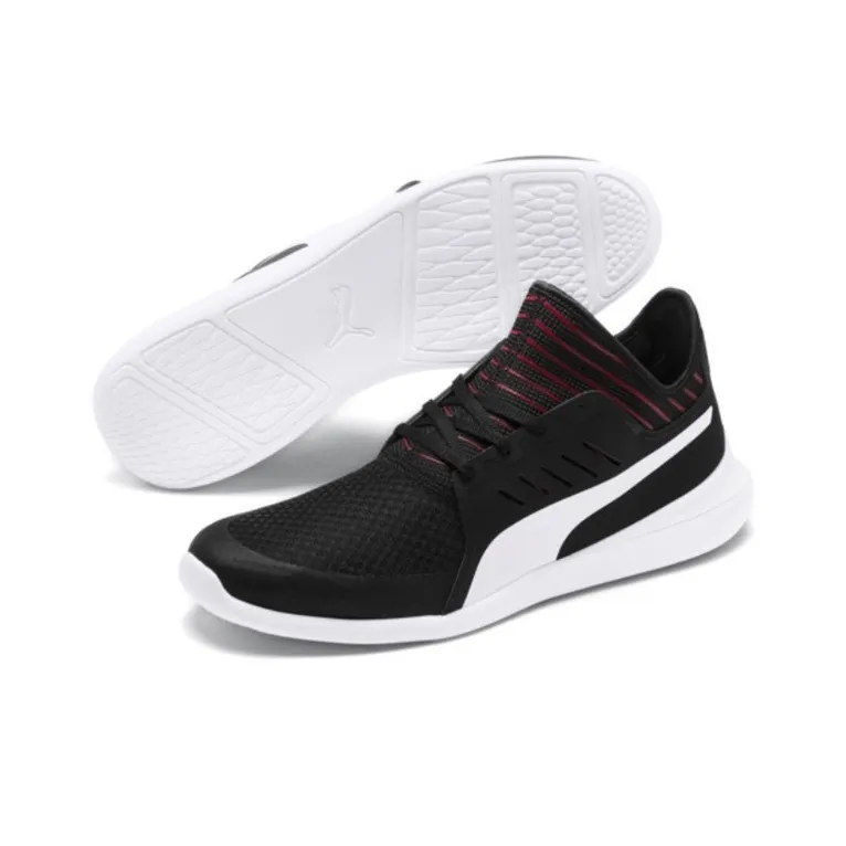 PUMA Ferrari Evo Cat Mace Low Top Running Shoes Black-2