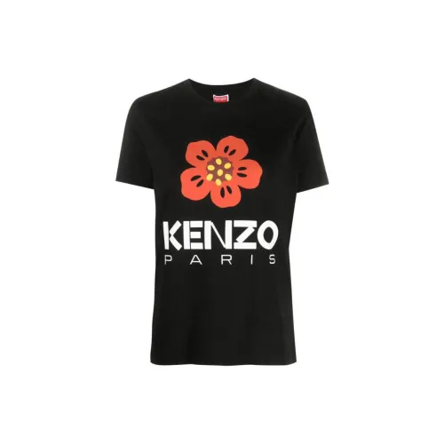 KENZO Boke Flower Series T-Shirts Women's Black