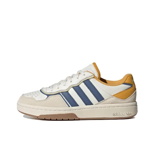 Adidas Originals Courtic Skateboard Shoes Unisex Low-Top White/Blue/Yellow