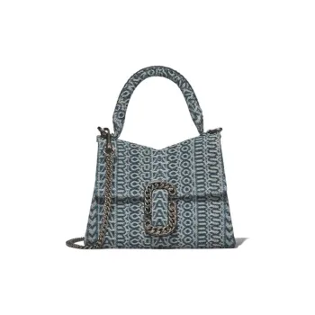 MARC JACOBS Denim Shoulder Bag, Crossbody Bag, Handbag Women's Blue