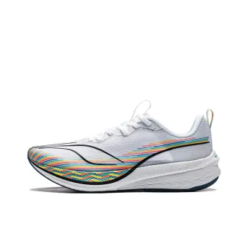 LiNing Red Hare 6 Pro Cushioned Wear Resistant Breathable Low Top Running Shoes Women's Standard White