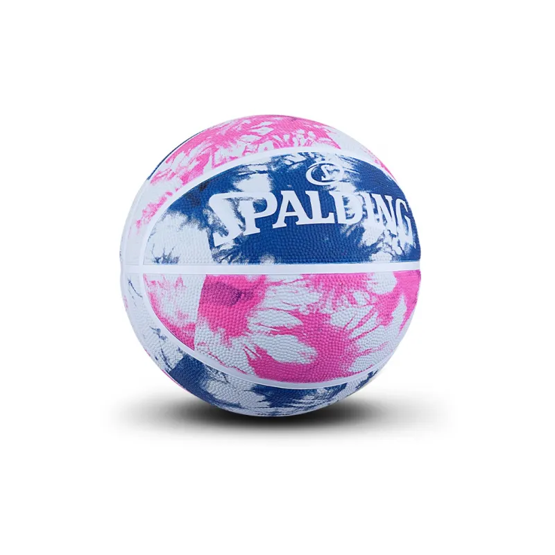 SPALDING Rubber Basketball Blue White Size 7 Ball Training Unisex-2