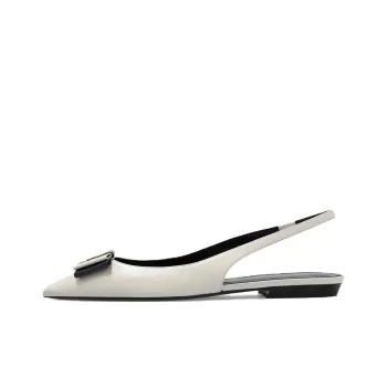 SAINT LAURENT Anais Pointed Toe Flat Shoes Women's