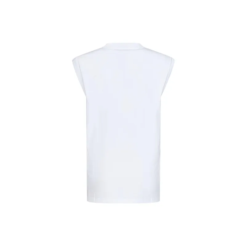 BALMAIN Logo Printed Sleeveless Tank Top-1
