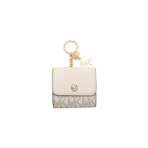 MICHAEL KORS Jet Set Coated Canvas AirPods Protective Cases Women's Beige & Brown