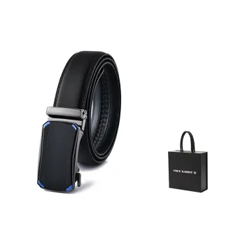 FREE RABBITⅡ Automatic Buckle For Young And Middle-Aged Business Cow Leather Leather Belts Men's 3.5cm