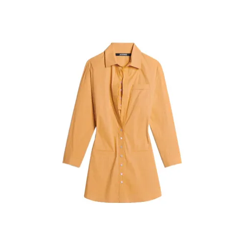 Jacquemus Long-Sleeved Dresses Women's Orange