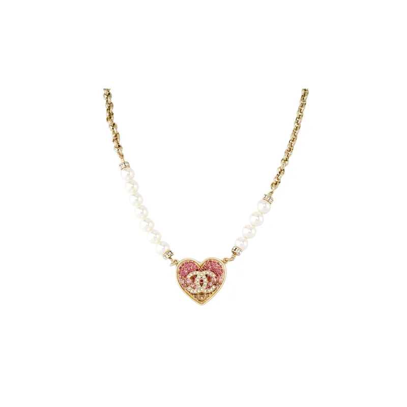 CHANEL Necklaces Women's Gold-1