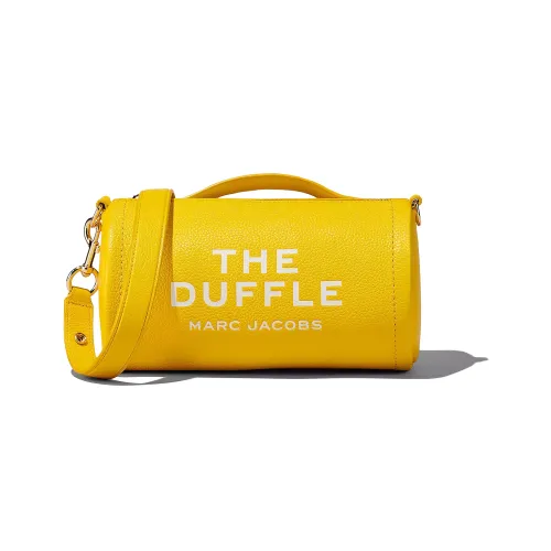 MARC JACOBS Grained Leather Cylinder Bag Bucket Bag Shoulder Bag Crossbody Bag Handbag Women's Yellow